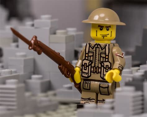 Wwii British Infantry V2 Brickmania Toys