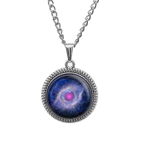 Space Necklace Nebula Necklace Universe Necklace Nebula Etsy