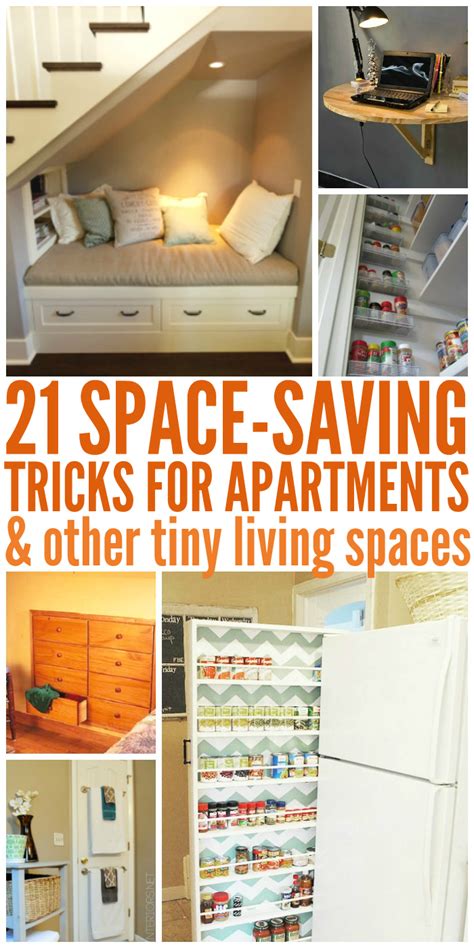 21 Space Saving Tricks And Small Room Ideas Small Apartment Ideas Space