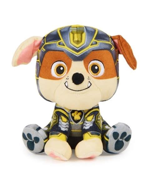 Spin Master Paw Patrol The Mighty Movie Plush Rubble Tumbleweed Toys