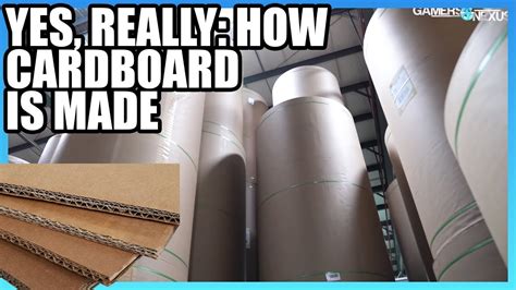 How Cardboard Is Made Factory Tour Youtube