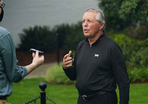 Masters Latest Gary Player Hits Ceremonial Tee Shot To Get Play Under Way