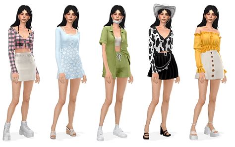 Sims 4 Lookbook Inspired By Melody N The Sims Book