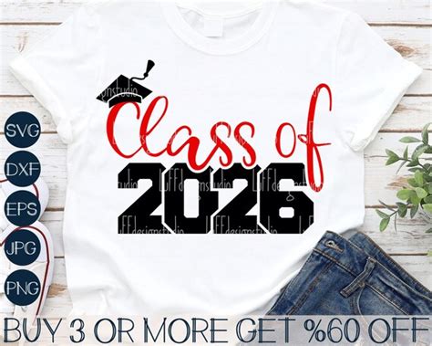 Clip Art Class Of 2026 Svg Eps 8th Grade Shirt Svg Png Shirt Cut File