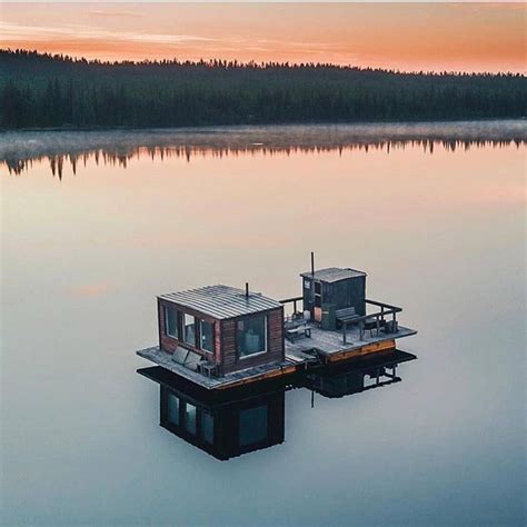 Cabins Daily House Boat Floating House Tiny House Cabin