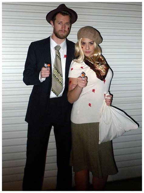 Bonnie And Clye Shot Up Halloween Couple Costume Theme Me The