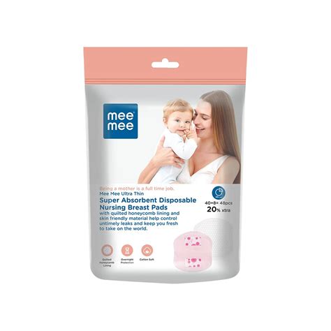 Mee Mee Ultra Thin Honeycomb Super Absorbent Disposable Breast Pad Price Buy Online At ₹322 In