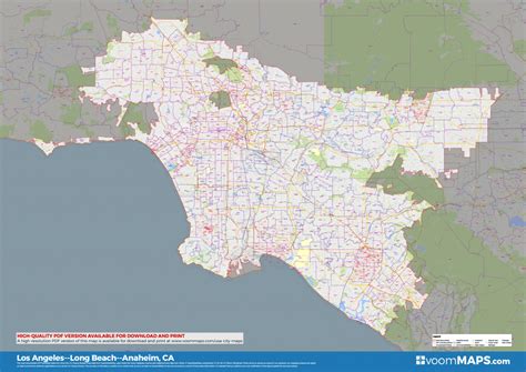 Map Showing Anaheim California Printable Maps