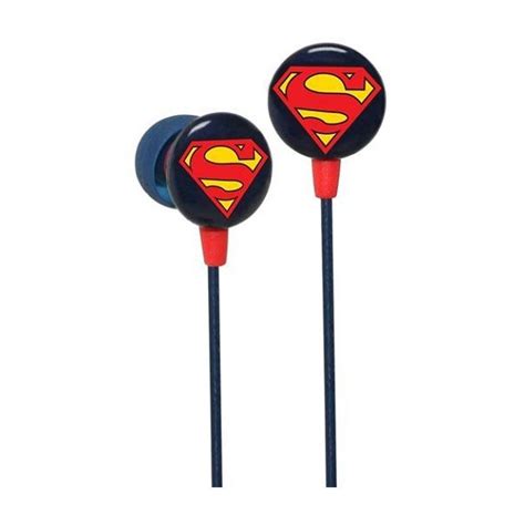 Dc Comics Superman Logo Earphones Liked On Polyvore Superman Logo