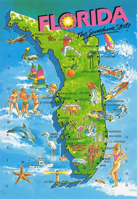 The World In Our Mailbox Florida Map Card
