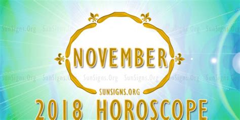 November Horoscope November 2018 Monthly Horoscope Sunsignsorg