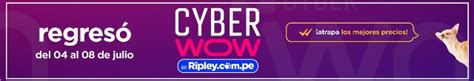 Ripley Cyber Wow Con Súper Descuentos En Diversas Categorías