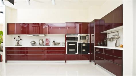 Red Lacquer Mdf Cheap Kitchen Cabinet Designs Buy Kitchen Cabinet