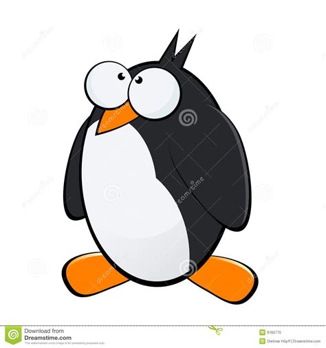 Funny Penguin Illustration Stock Photo Image 9165770