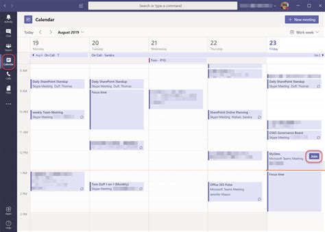 Check Out The New Calendar Interface In Microsoft Teams One Minute