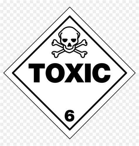 Toxic Symbol Png Class 6 Toxic And Infectious Substances Sign