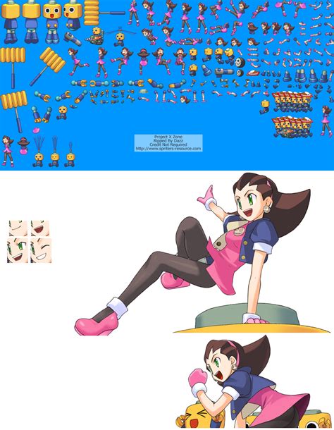 3ds Project X Zone Tron Bonne The Spriters Resource