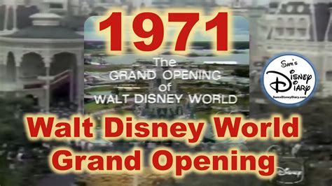 Walt Disney World Opening Day Television Special 1971 Grand