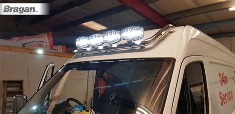 To Fit 14 18 Mercedes Sprinter Stainless Chrome Front Medium High Roof