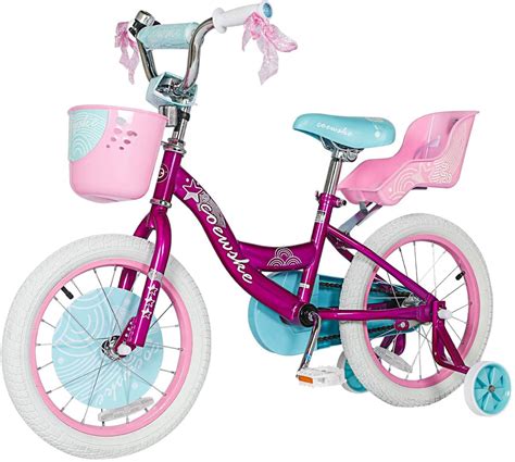 Coewske Kids Bike 16 Inch Wheel Boys Girls Bicycle With Training Wheels
