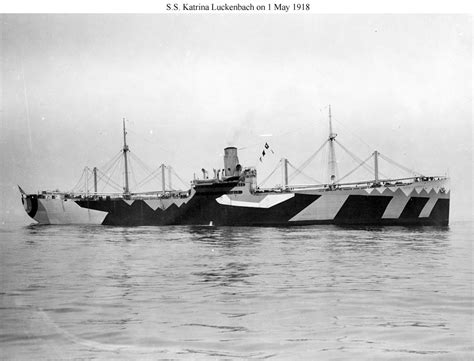 Civilian Ships Ss Katrina Luckenbach Freighter 1918
