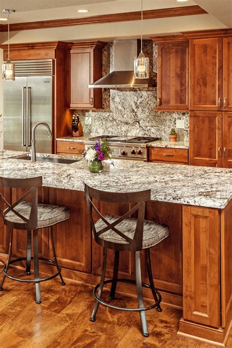 How do i select a standout kitchen island? 40 Popular Blue Granite Kitchen Countertops Design Ideas