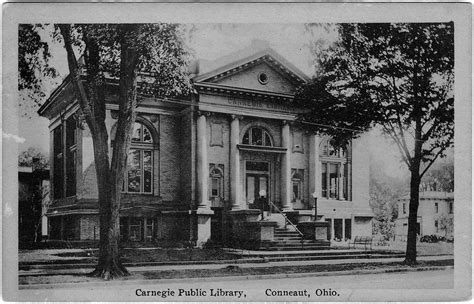 Carnegie Public Library Conneaut Ohio 1924 Sent From The Past
