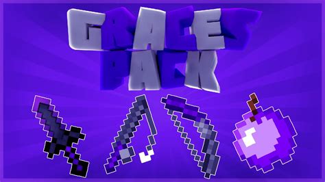 Review Texture Pack Pvp Minecraft Graces Purple Pack Youtube