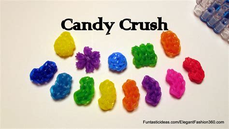 Rainbow Loom Candy Crushs Candy Charm ♥subscribe Youtube Channel