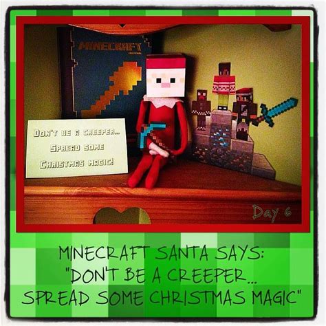 Minecraft Elf Elf Antics Christmas Magic Elf