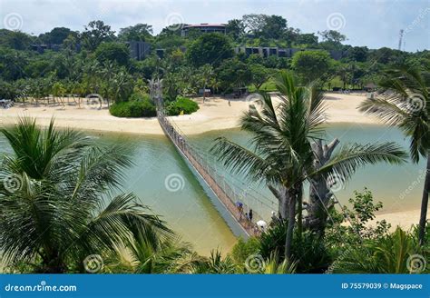 Palawan Beach Sentosa Island Singapore Stock Image Image Of Lagoon