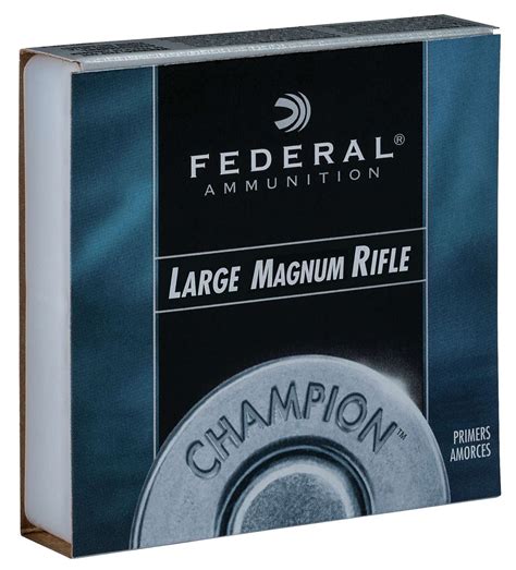 Federal Champion Large Magnum Rifle Primers Total Packed