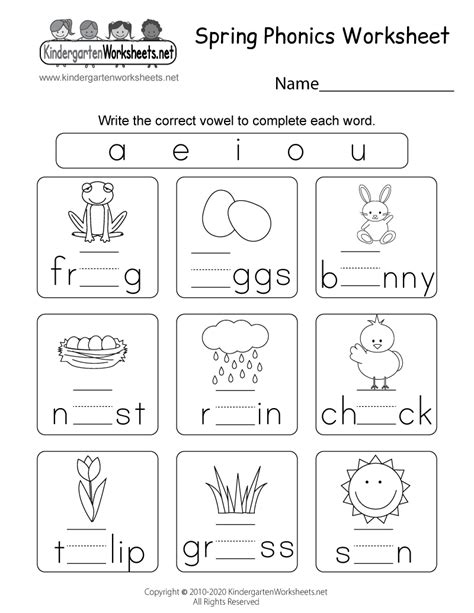 Covering, letters of the alphabet, short vowels, beginning and ending consonants, long vowels, vowel digraphs, s blends, r blends, l blends. Kindergarten Phonics Worksheets Pdf | Worksheets Free Download