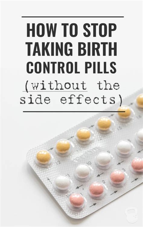 How To Stop Taking Birth Control Without Side Effects Coconuts And Kettlebells