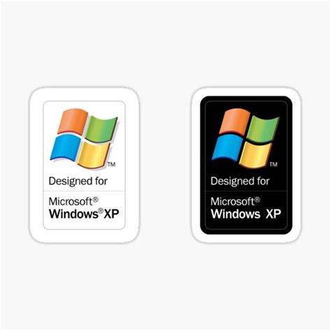 Designed For Windows Xp Sticker For Sale By Biochao Redbubble