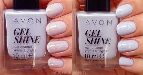 Review Avon Gel Shine Nail Enamels Whole Collection Adjusting Beauty