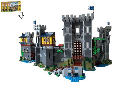 Lego Moc Blue Knights Castle Fortress 3x31120 Alternate Build By Re