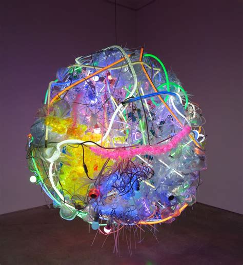 Bright And Chaotic Light Sculptures And Art Installations By Adela