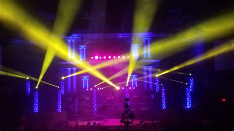 Yellow Stage Lighting Shock And Awe Productions
