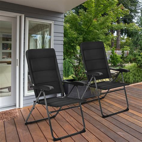 For the ultimate relaxing experience, shop our outdoor lounge chairs and patio daybeds designed to keep you feeling luxurious. Gymax 2PCS Patio Folding Chairs Back Adjustable Reclining ...