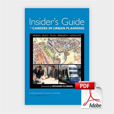 Insiders Guide To Careers In Urban Planning Pdf Urban Planning
