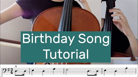 How To Play Happy Birthday Song On Cello Youtube
