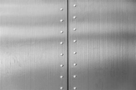 Metal Wall With Installed Rivets Stock Photo Image Of Fastener Piece