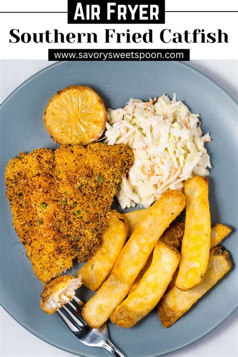 Air Fryer Southern Style Cajun Catfish Its Tender And Flaky On The