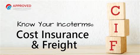 Spotlight On Incoterms Cif Cost Insurance And Freight Everything