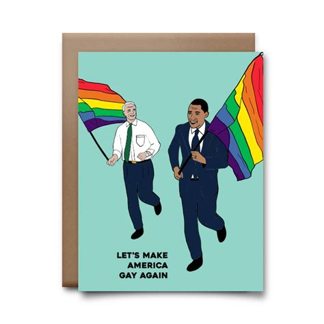 let s make america gay again greeting card etsy