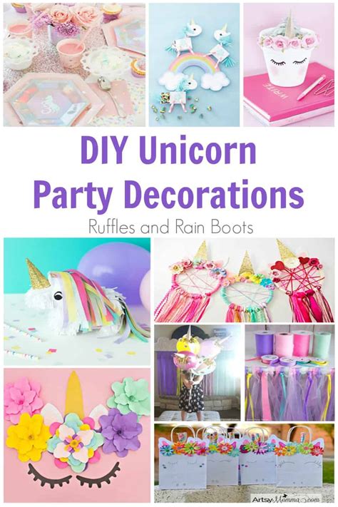 Diy Unicorn Party Decorations You Can Make Yourself