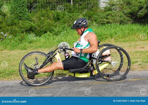 Disabled Athlete At Ironman Editorial Stock Image Image 24457609