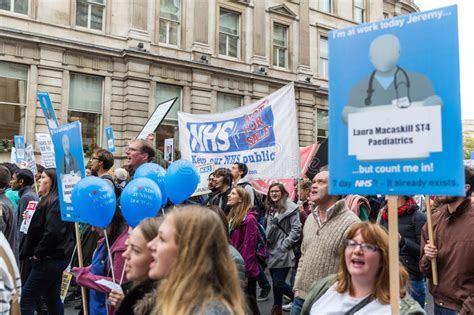 Thousands Junior Doctors Protest In London Editorial Photo Image Of