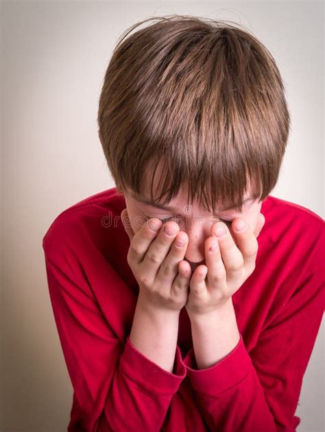 Teen Boy Crying Stock Photo Image Of Alone Background 24813992
